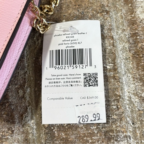 NWT Kate Spade Phoebe Turnlock Mini Crossbody Purse In Pink Horizon - Picture 7 of 8